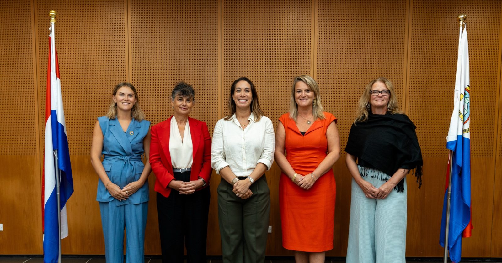 Photo supplied with the release “Council of Europe delegation begins two-day Sint Maarten visit”.