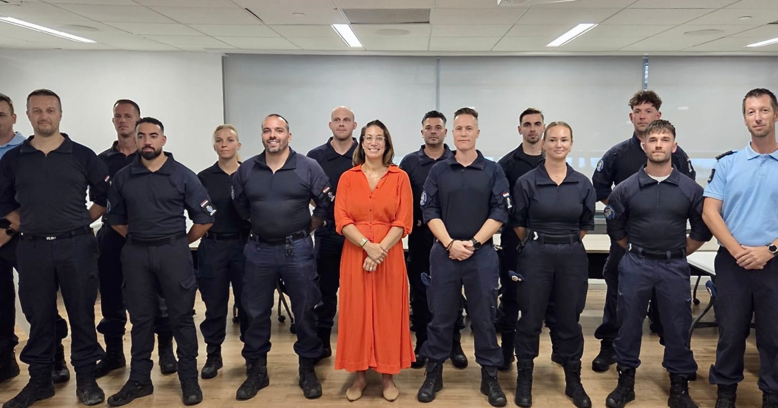 Photo supplied with the release “Dutch Marechaussee expected to join KPSM control operations”.